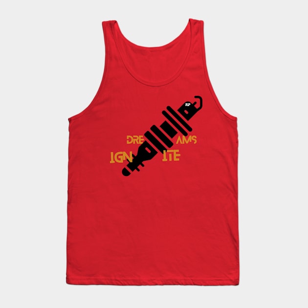 Dreams ignite Tank Top by FASHION GRAVEYARD